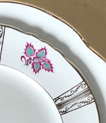 Série de 6 assiettes à dessert