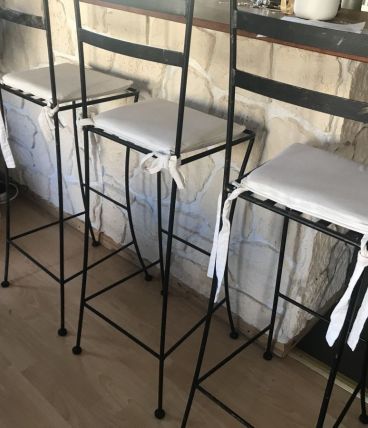 tabourets fer forgé