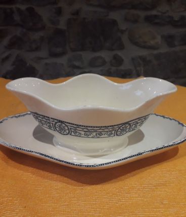 Saucière porcelaine  style anglais
