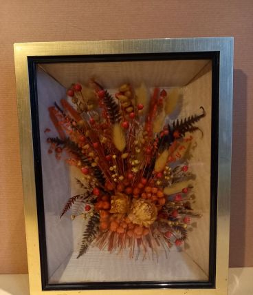 Bouquet de fleurs séchées. 