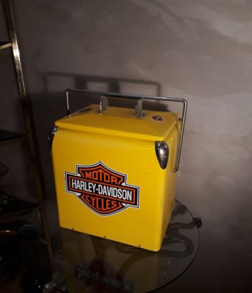 petite glacière en tole style  années  50s a 70    ,h31x24x3