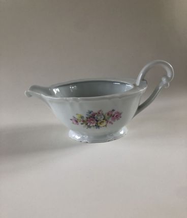 Saucière en porcelaine de Vierzon
