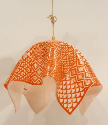 Lustre motifs orange 