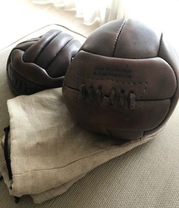 Ballon de décoration cuir vintage