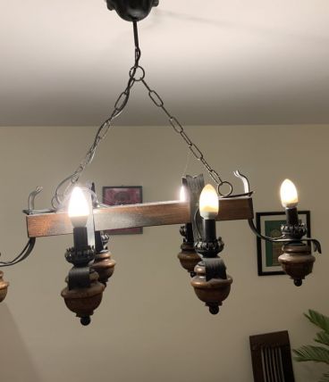 Applique lustre vintage 