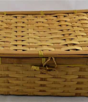 Mallette en bambou tressé 