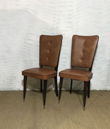 Paire de chaises vintage
