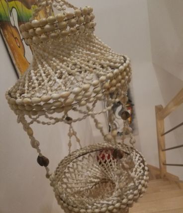 Suspension coquillage vintage