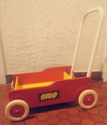Chariot de marche enfants en bois Brio 