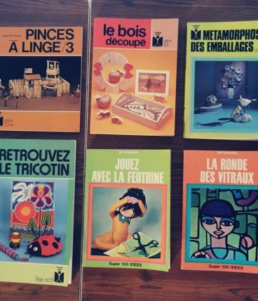 Lot x6 livres vintage d'activités Éditions Fleurus Idées