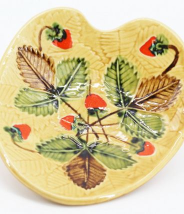 Vide poche en céramique fraises