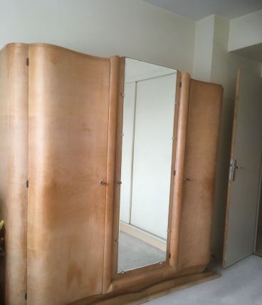 Armoire art déco sycomore