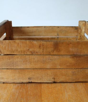 Caisse pommes vintage années 70