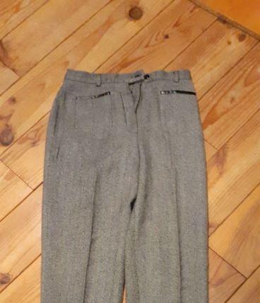 Pantalon pure laine vierge