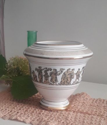 Vase grec, doré à l'or fin