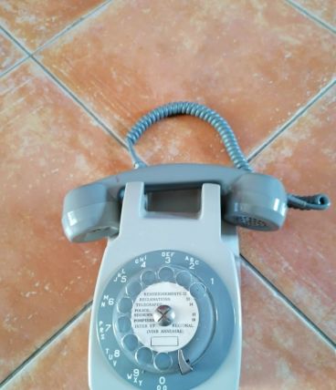 Téléphone Mural,CDT, 1973. Beige.Ericsson.PTT