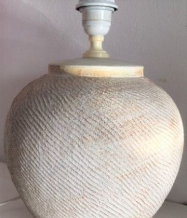  Pied de lampe pierre naturelle 