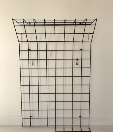 Portemanteau mural K. Fichtel, années 50