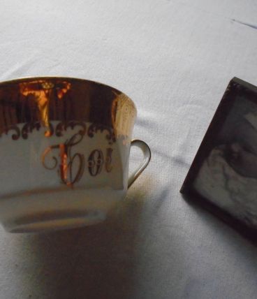 Grande tasse porcelaine fine