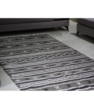 Tapik kilim berbère fait main gris