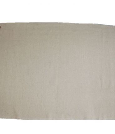 Tapis kilim fait main en soie couleur beige