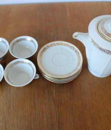 Service à café porcelaine de France années 60/70
