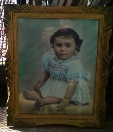 Cadre avec photo d'enfant