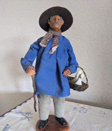 Santon provençal - Le Fermier à la Ca