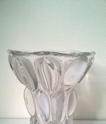 Vase en cristal de Sèvres modèle Etrusque (non signé )