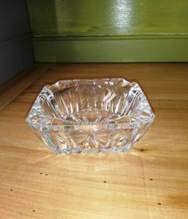 Cendrier en cristal 