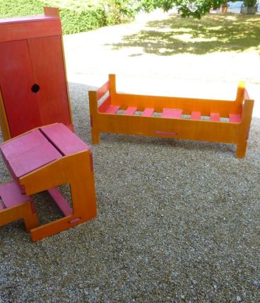 Chambre d’enfant de la fin des années 60. 