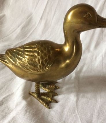canard en laiton vintage