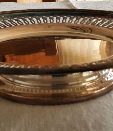 Coupe métal argenté