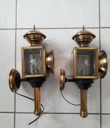 lanternes de fiacre électrisées