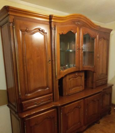 Living en merisier style Louis Philippe