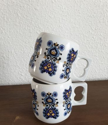 Duo mugs porcelaine