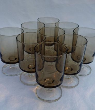 Lot 6 verres à pied vintage