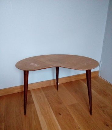 Table basse haricot pieds compas fuselés