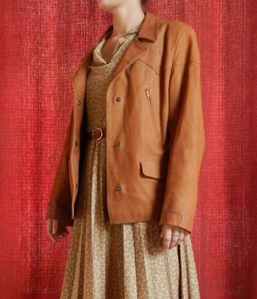 Veste cuir vintage 