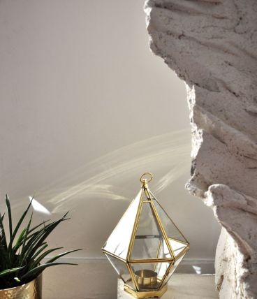 lanterne, verre et laiton