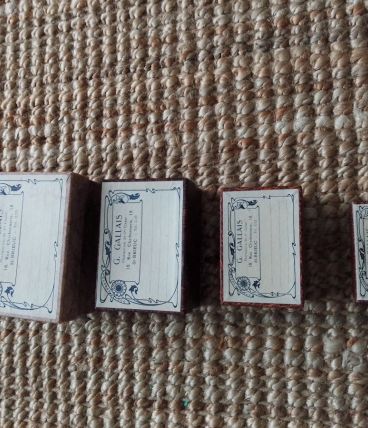 LOT DE BOITES APOTHICAIRE