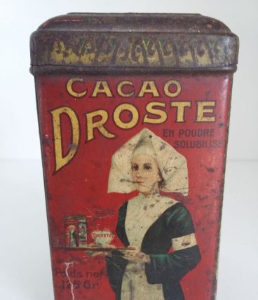 Petite boite tôle ancienne Cacao Droste