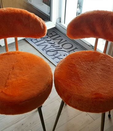 Paire chaise pelfran