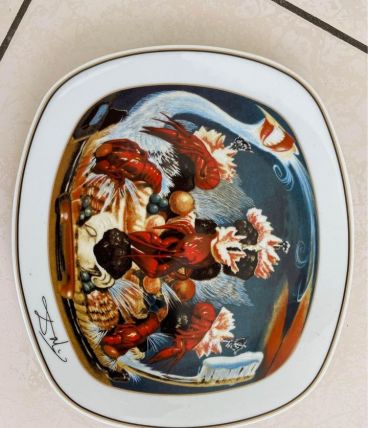 Vend 3 assiettes de collection Salvador Dali signe 