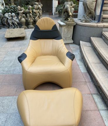 Fauteuil et Ottoman - Marc Sadler 