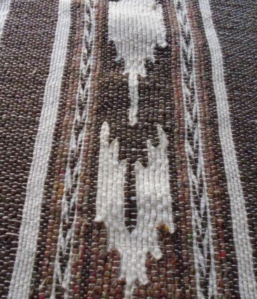 Plaid ethnique tissé