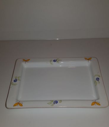 Coupelle en faïence La Chapelle des Pots décor floral