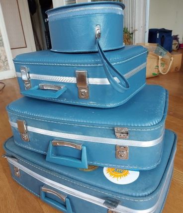 3 valises et vanity case – années 70