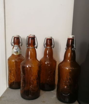 Bouteilles de bière d'Alsace '' FISHER '' 
