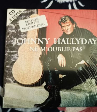 CD SINGLE Picture disc limité  johnny Hallyday 